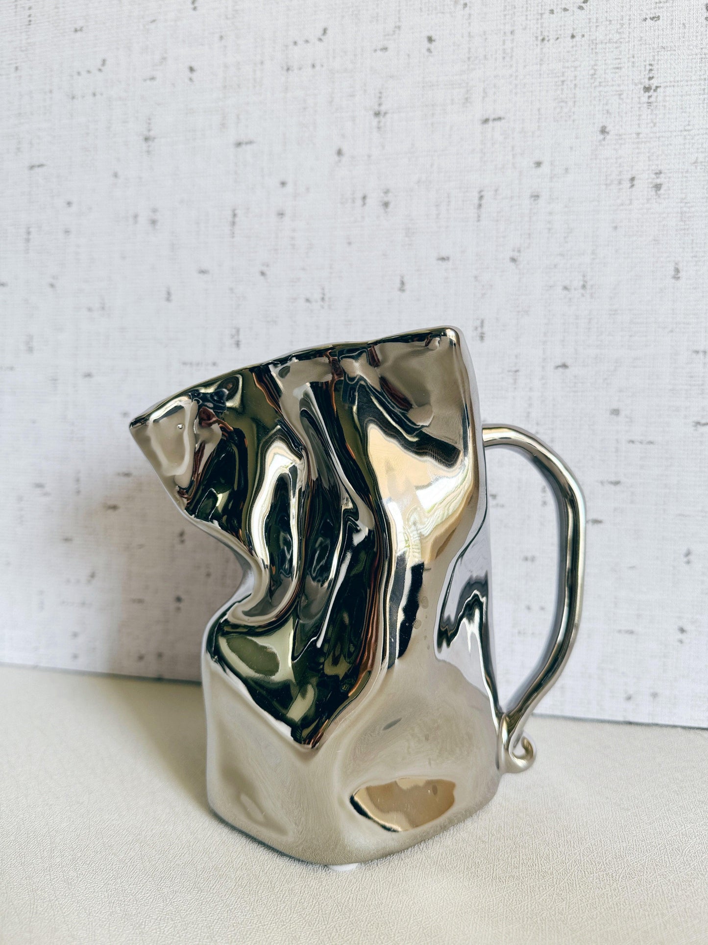 Silver Vase with handle