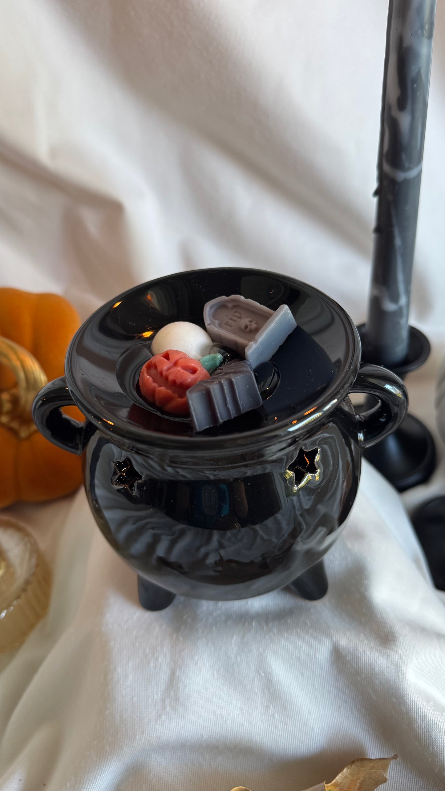Cute Goth Cauldron wax warmer
