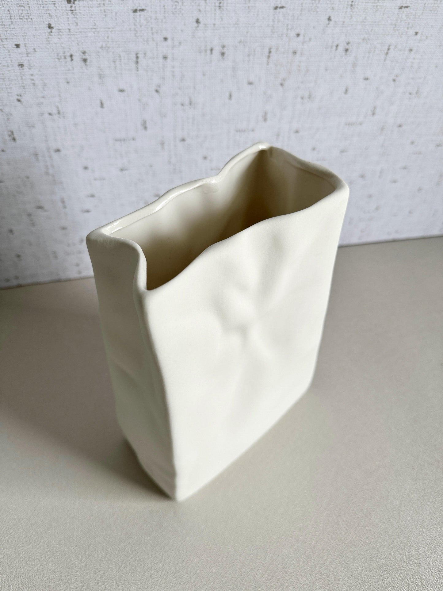 Ivory Vase (paper bag style)