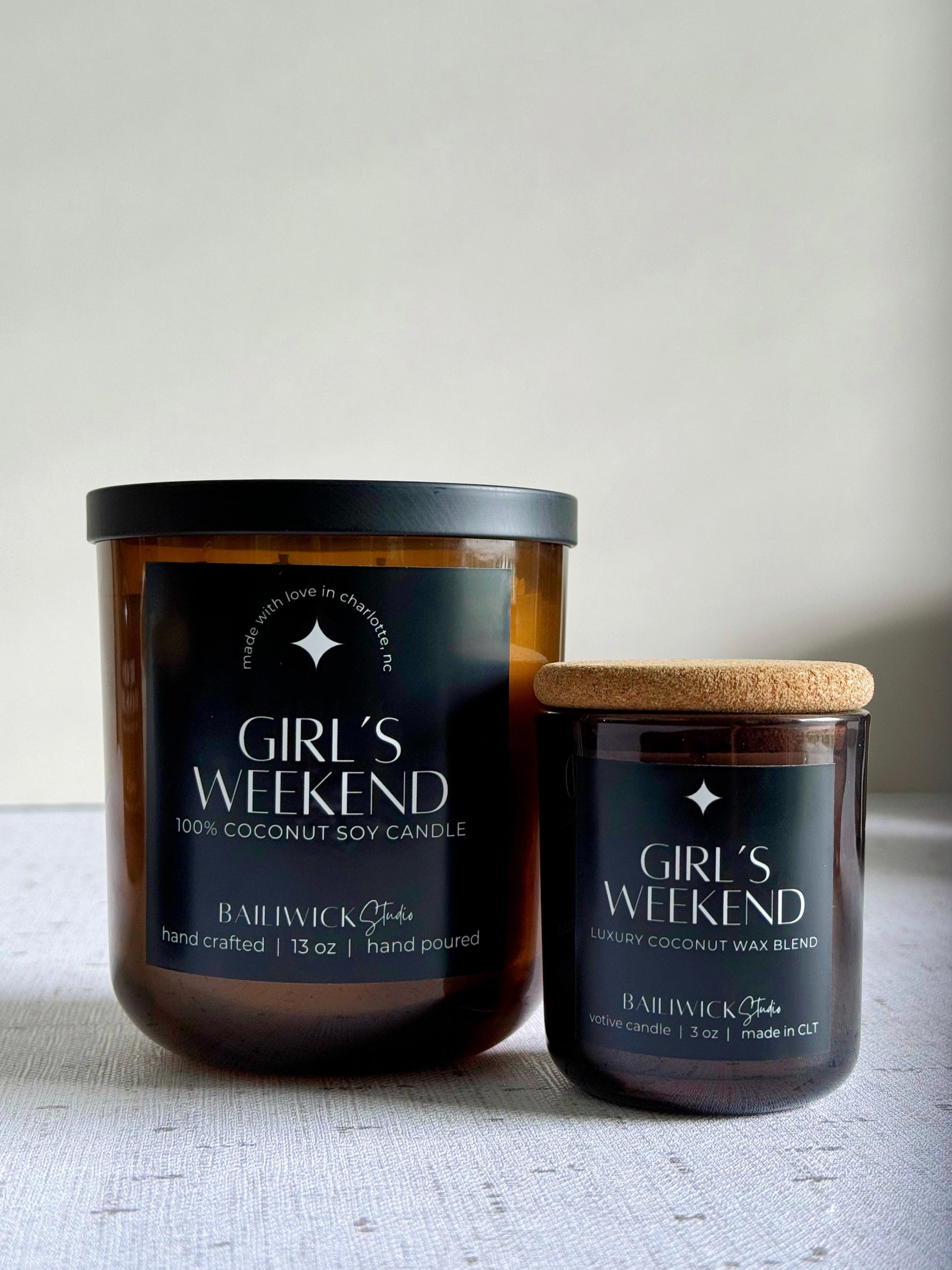 Bailiwick Candle girls weekend coconut apricot wax watermelon and rose