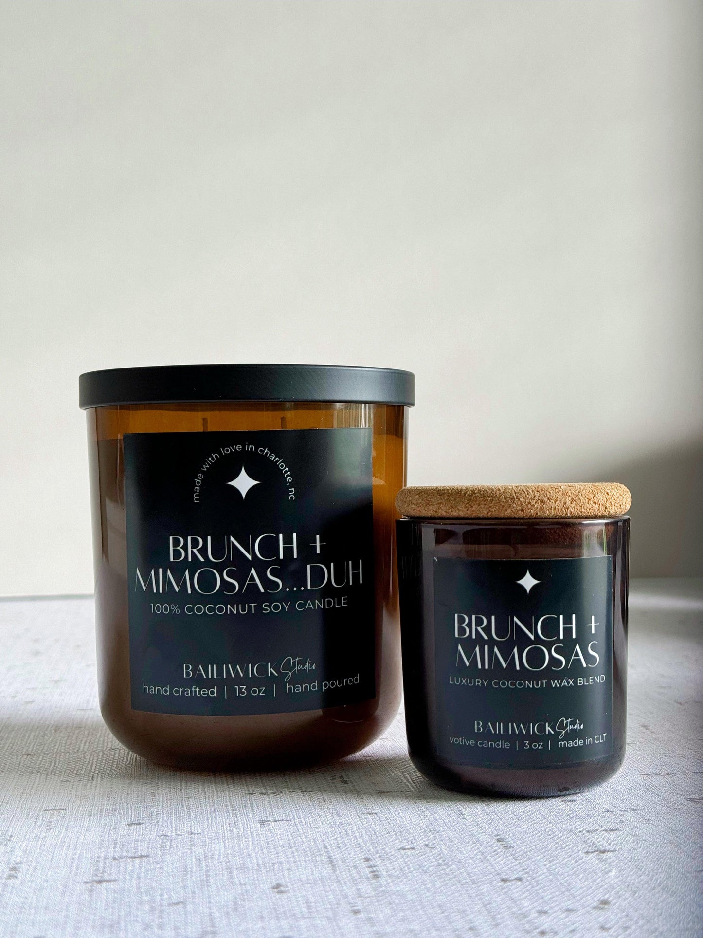 Bailiwick Studio Coconut Apricot Soy Wax Jar Candle Scented
