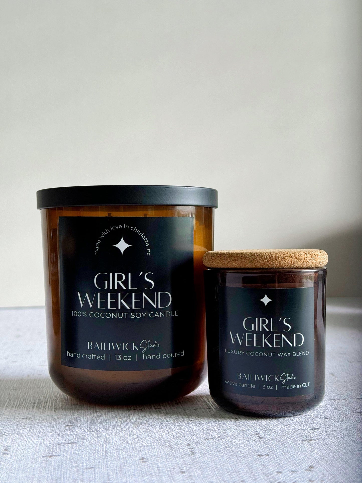 Bailiwick Studio Coconut Apricot Soy Wax Jar Candles