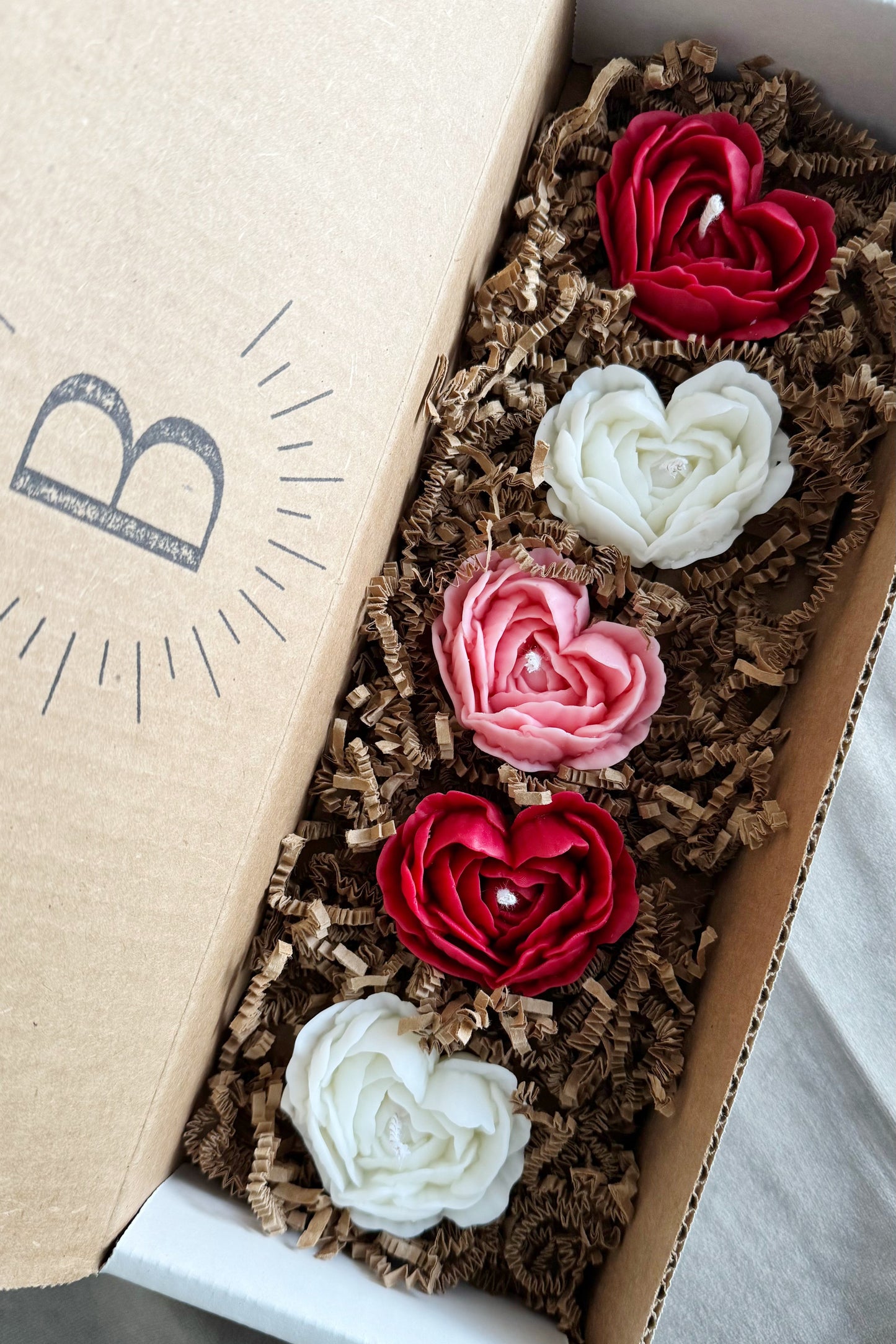Bailiwick Studio valentine candle scented candle pillar candle