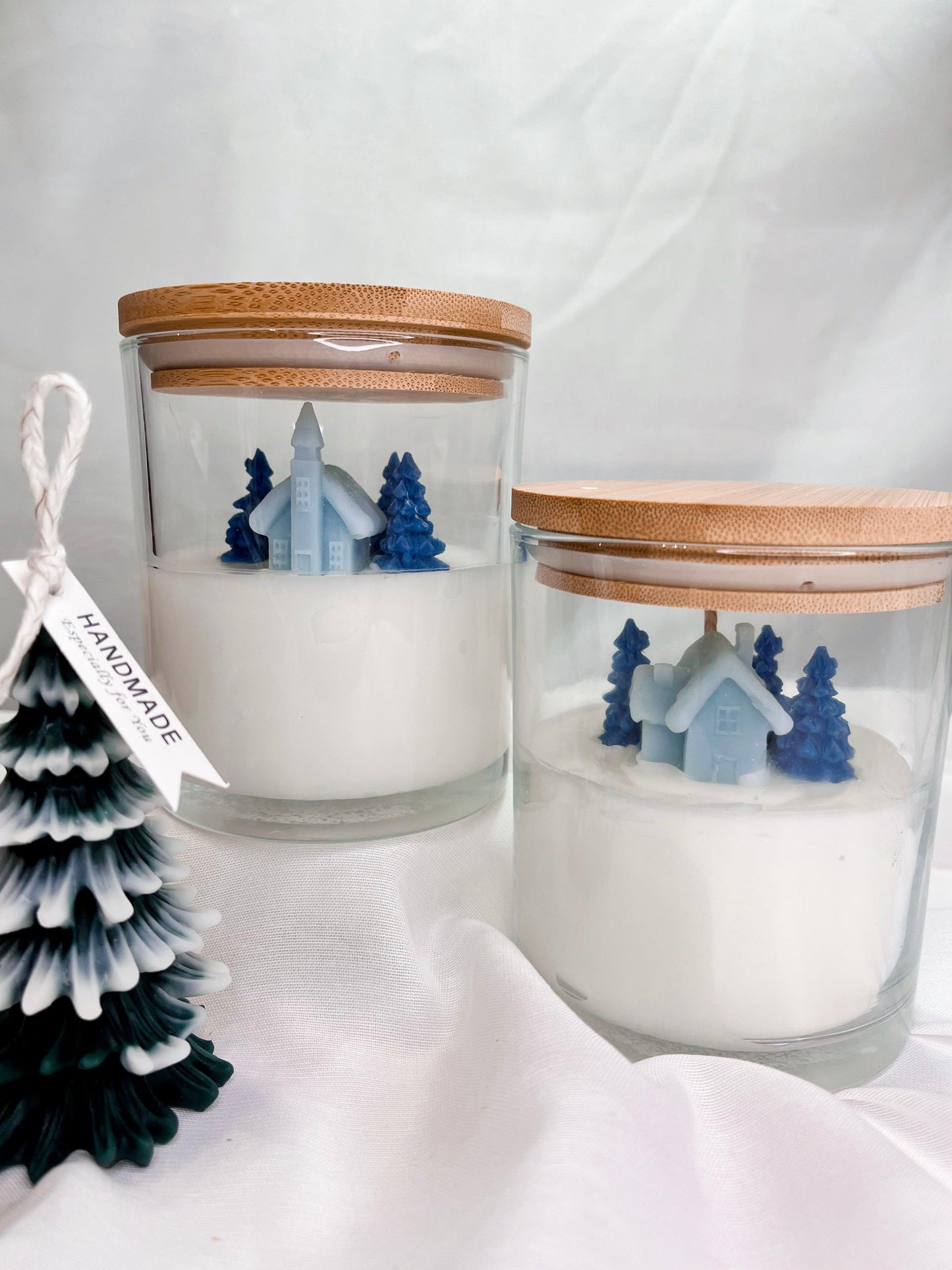 Village in the Mountains | Ice Blue