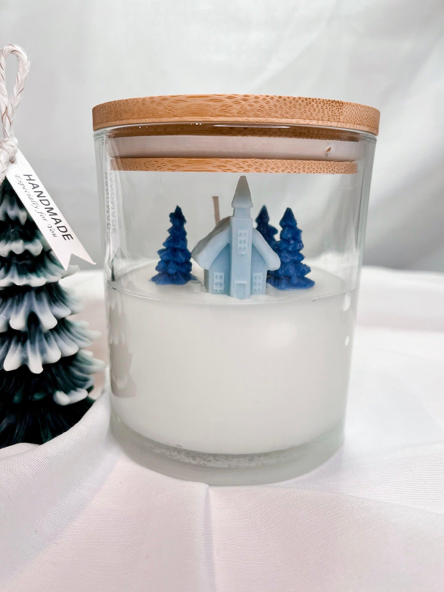 Village in the Mountains | Ice Blue