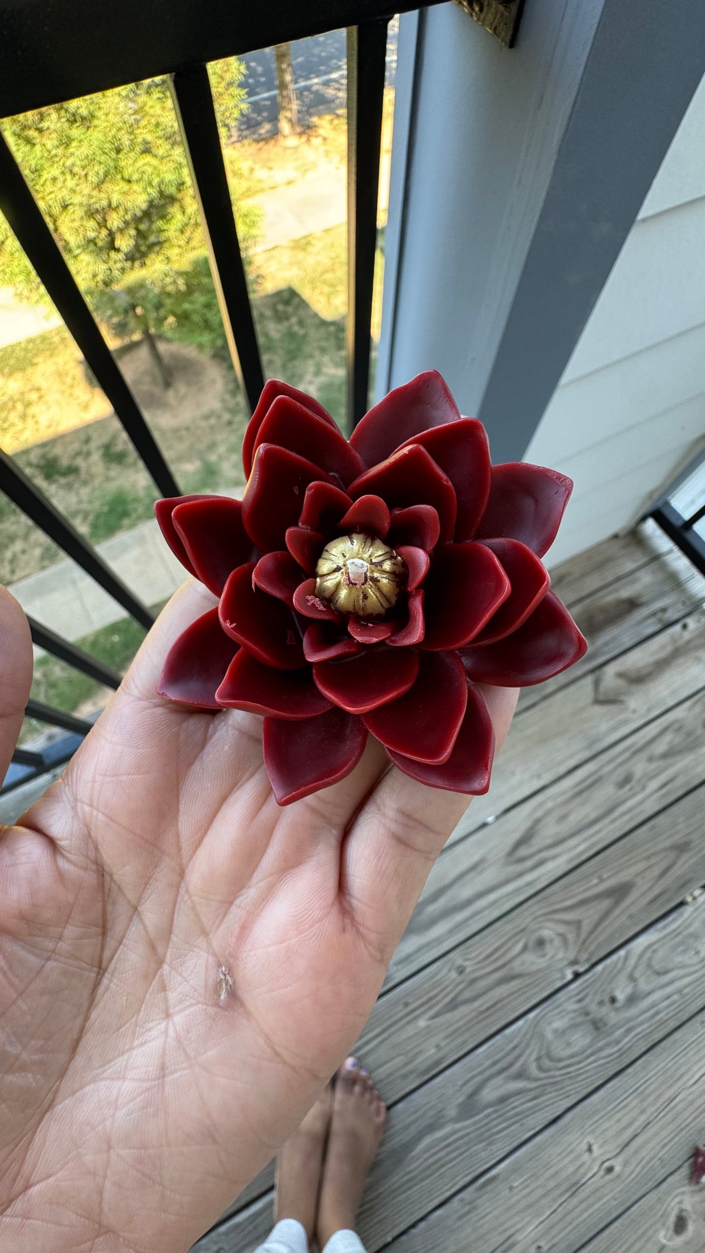 Red Lotus Flower Custom Order (unscented)