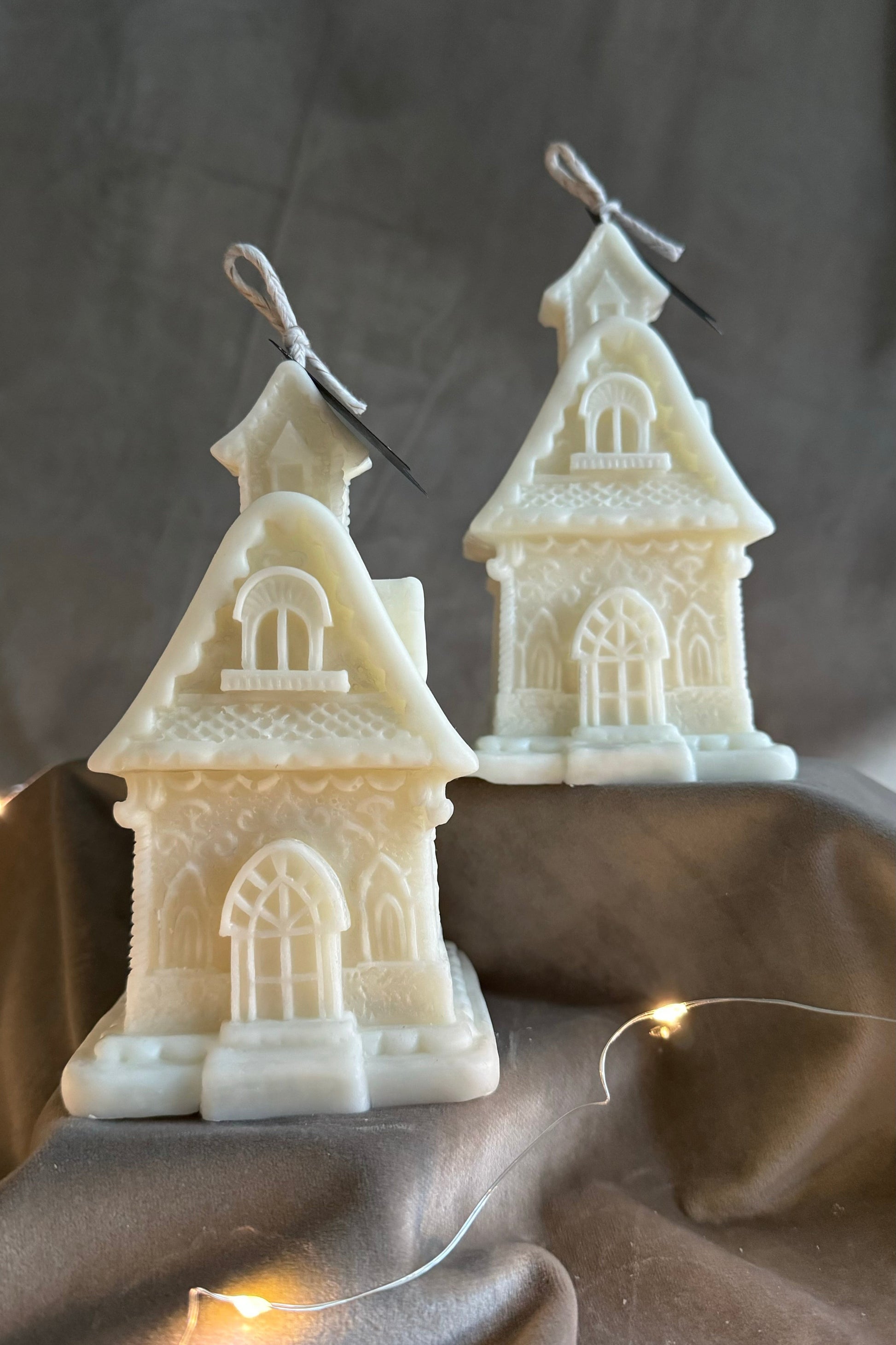 Scented Pillar Ivory Candle
