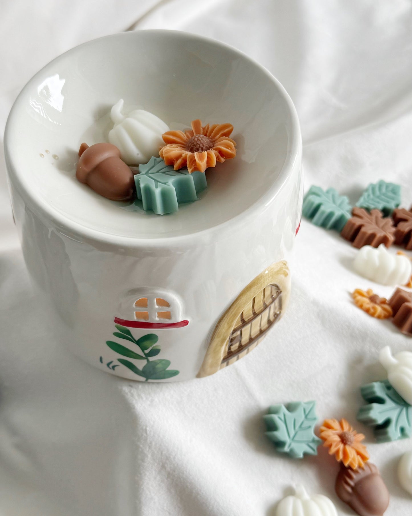 mushroom house wax warmer gnome wax warmer