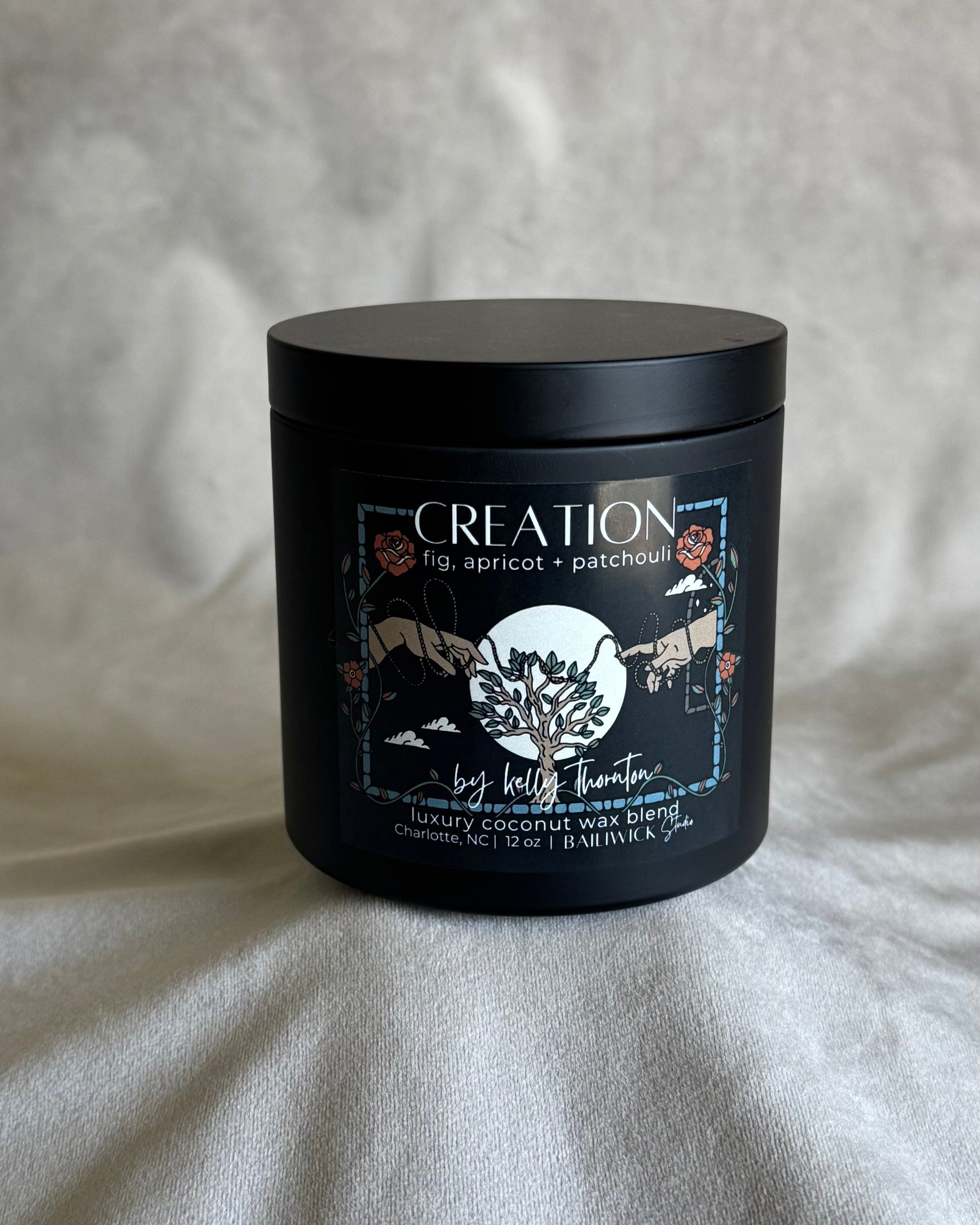 coconut apricot wax Fig, Apricot, Patchouli candle faith candle