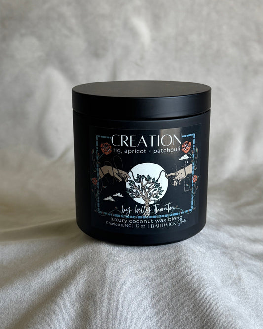 coconut apricot wax Fig, Apricot, Patchouli candle faith candle