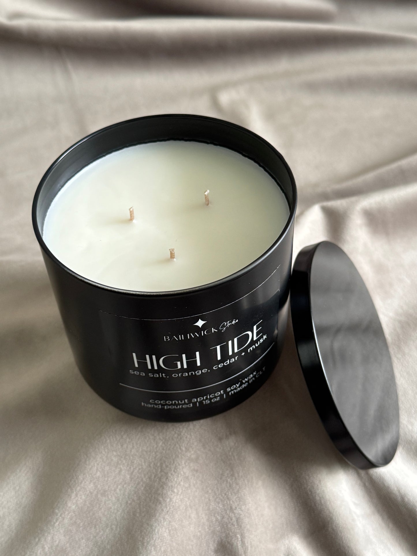 men's candle men's candle collection ocean candle lemon orange ozone scented candle