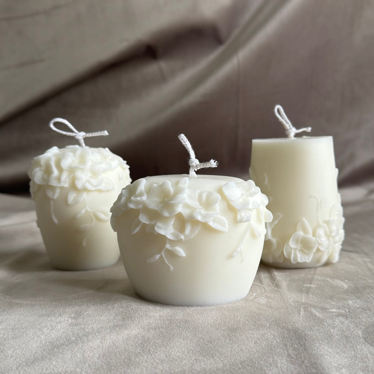 Flower Garden Trio, set of 3