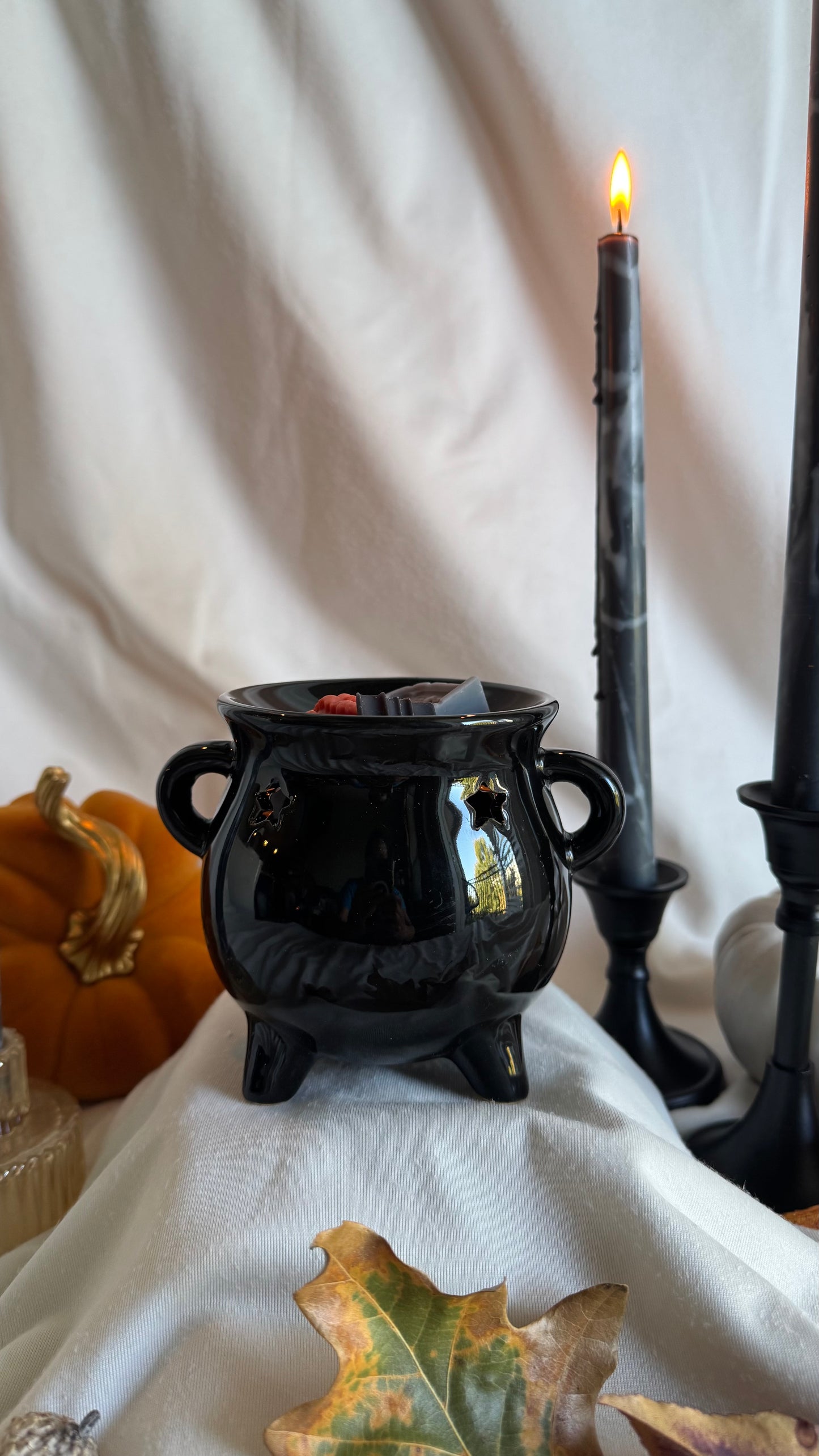 Cute Goth Cauldron wax warmer