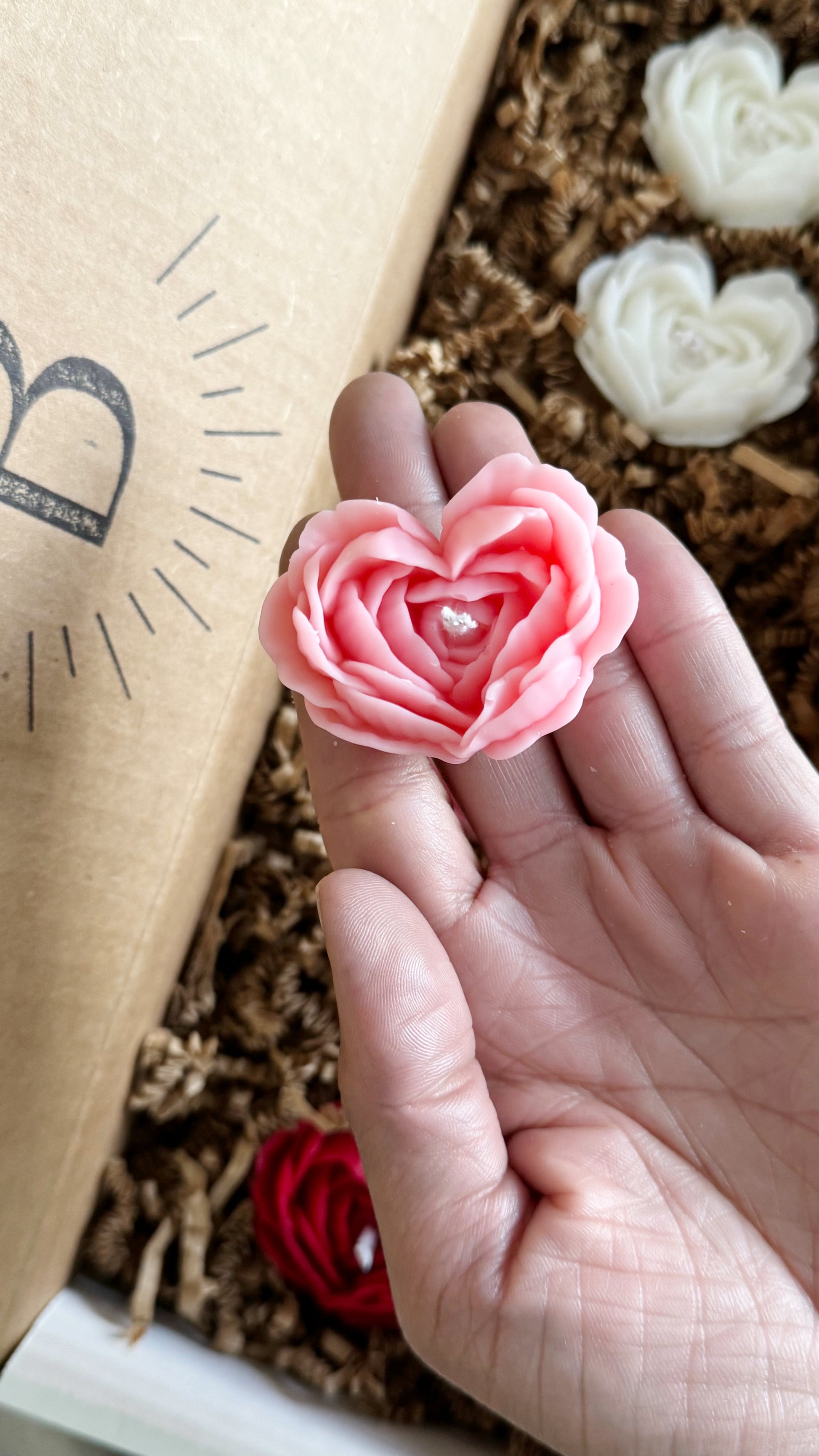 Bailiwick Studio valentine candle scented candle pillar candle