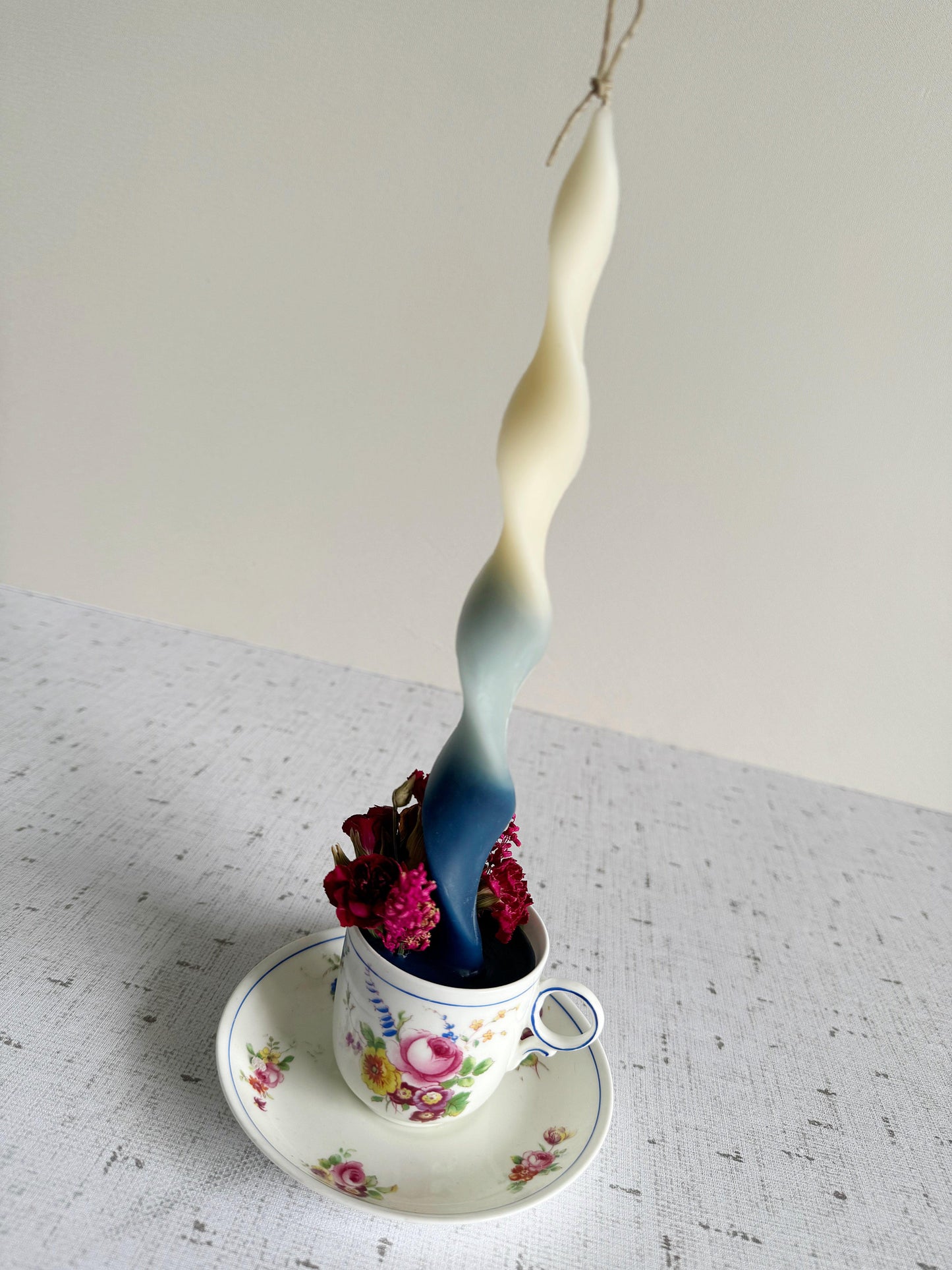 Portia | Blue & White Teacup Candle