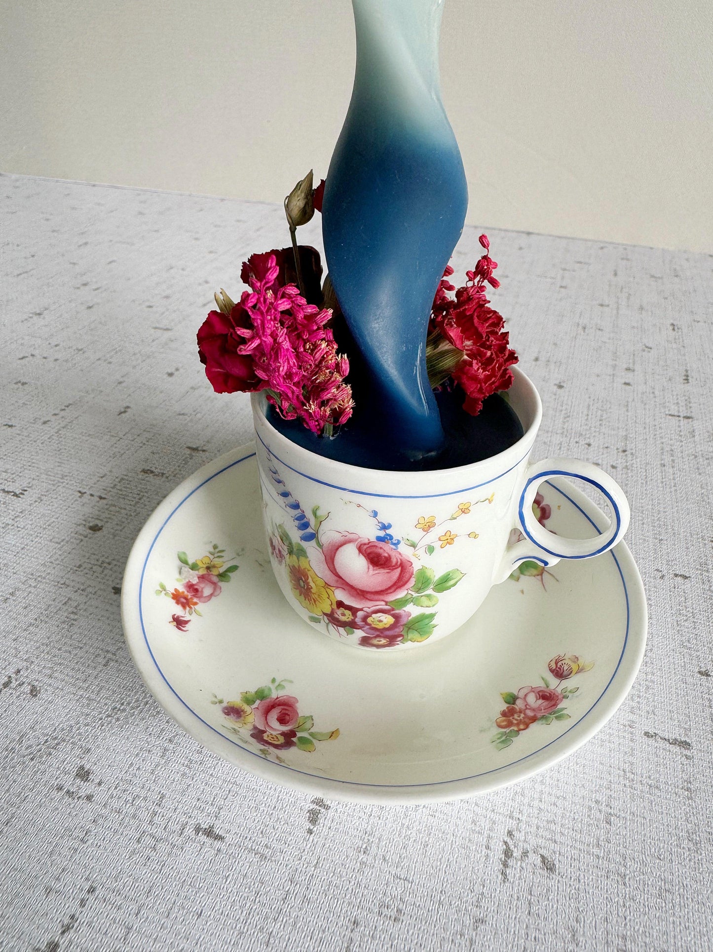 Portia | Blue & White Teacup Candle