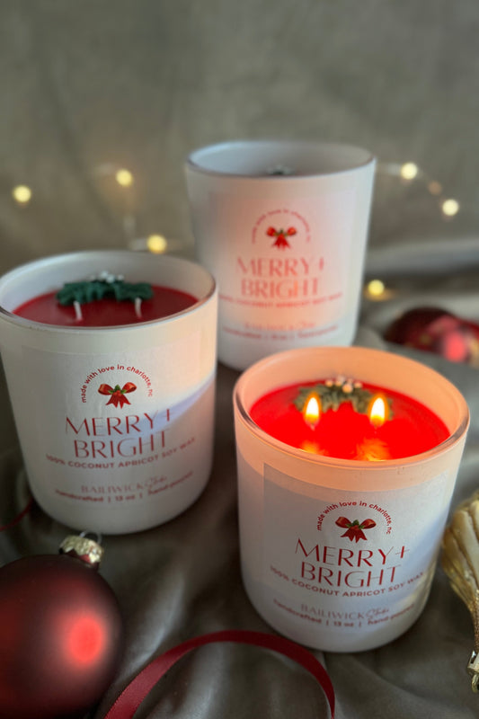 Merry + Bright Candle