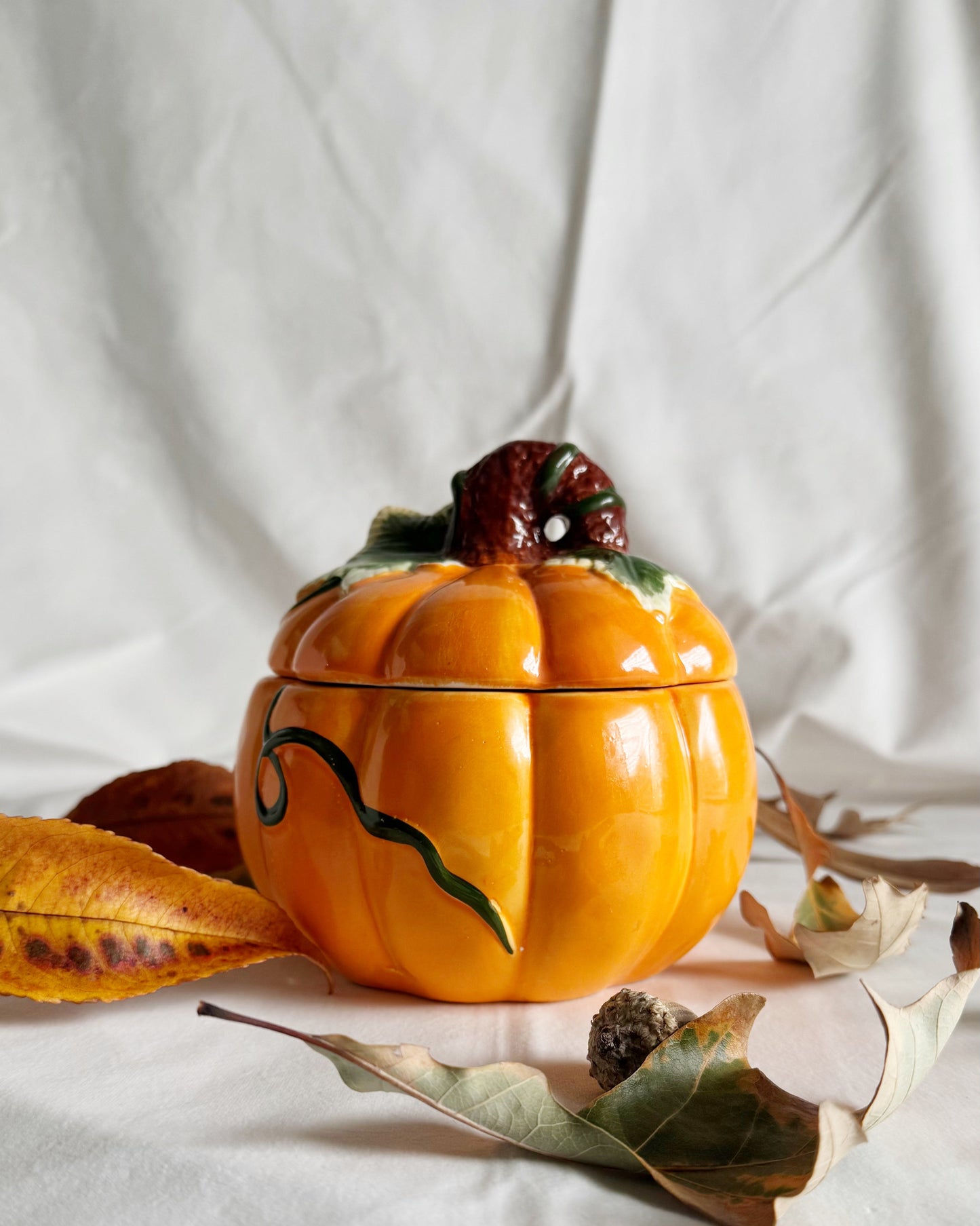 pumpkin candle decorative candle Autumn themed candle Fall candle