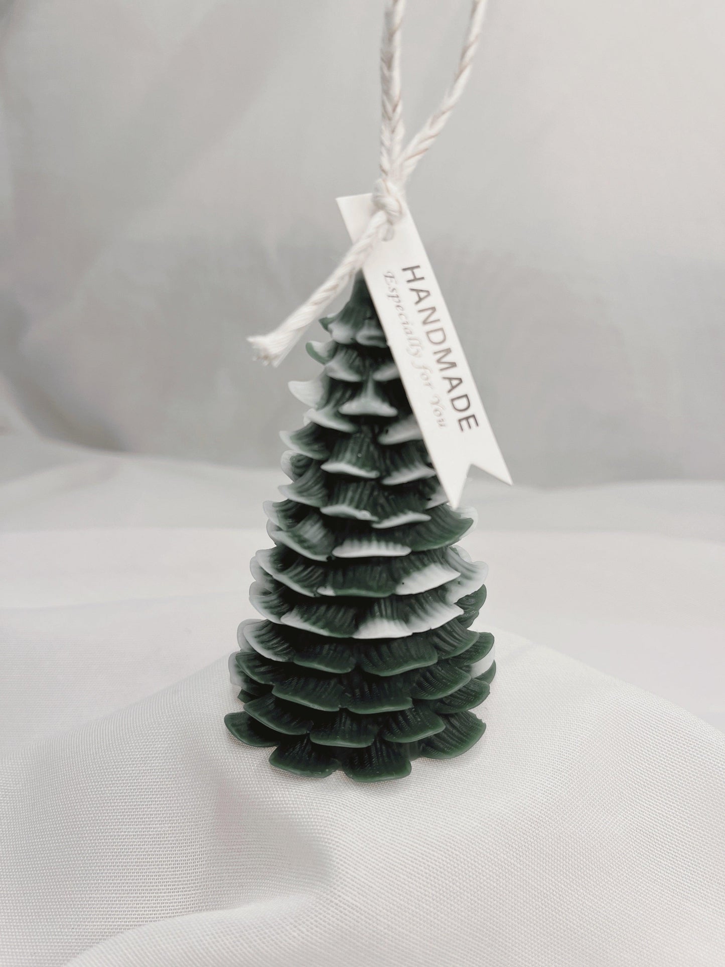 Coniferous To Love | Snow-tipped Tree Pillar Candles