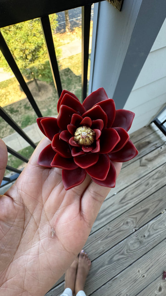 Red Lotus Flower Custom Order (unscented)