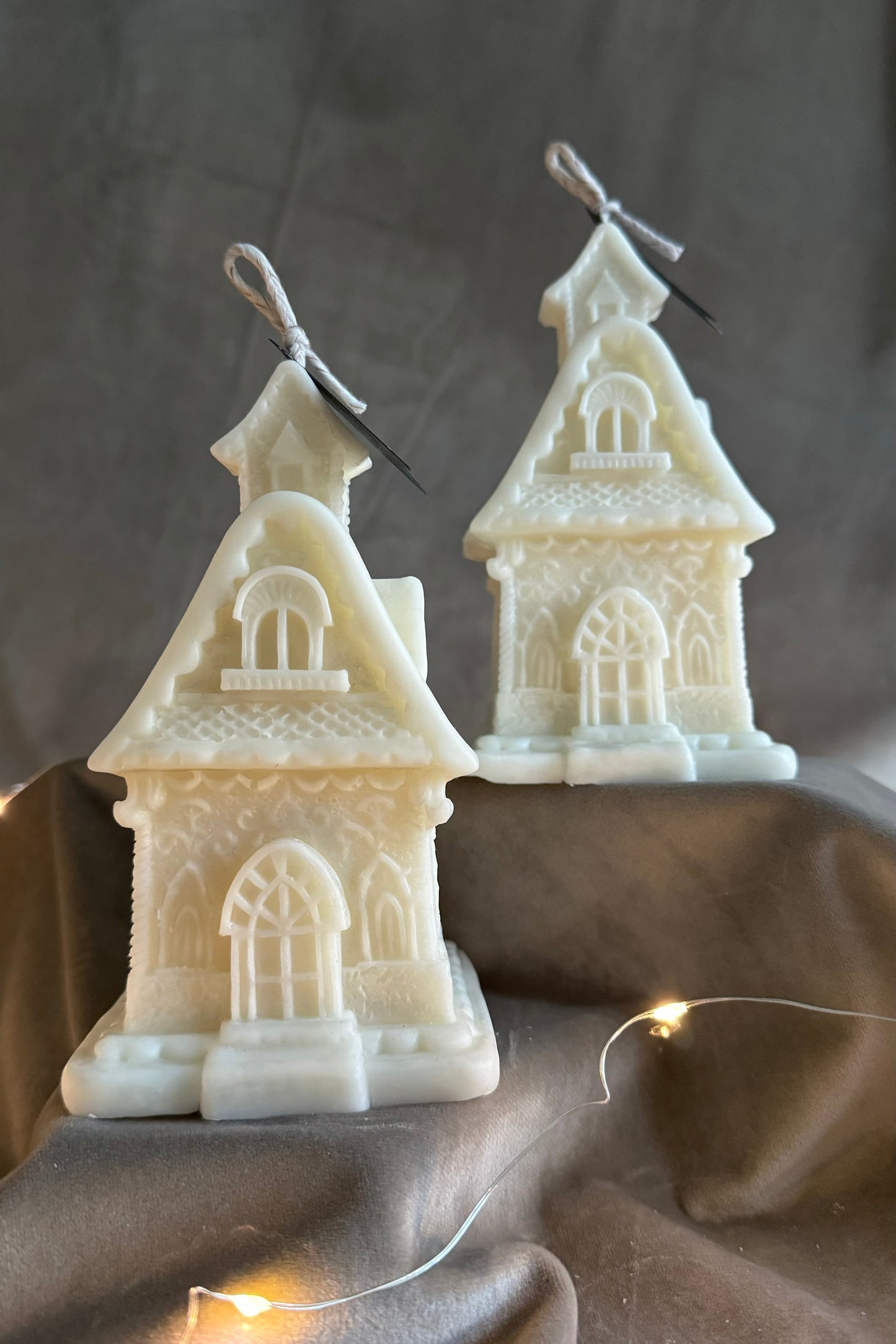Scented Pillar Ivory Candle