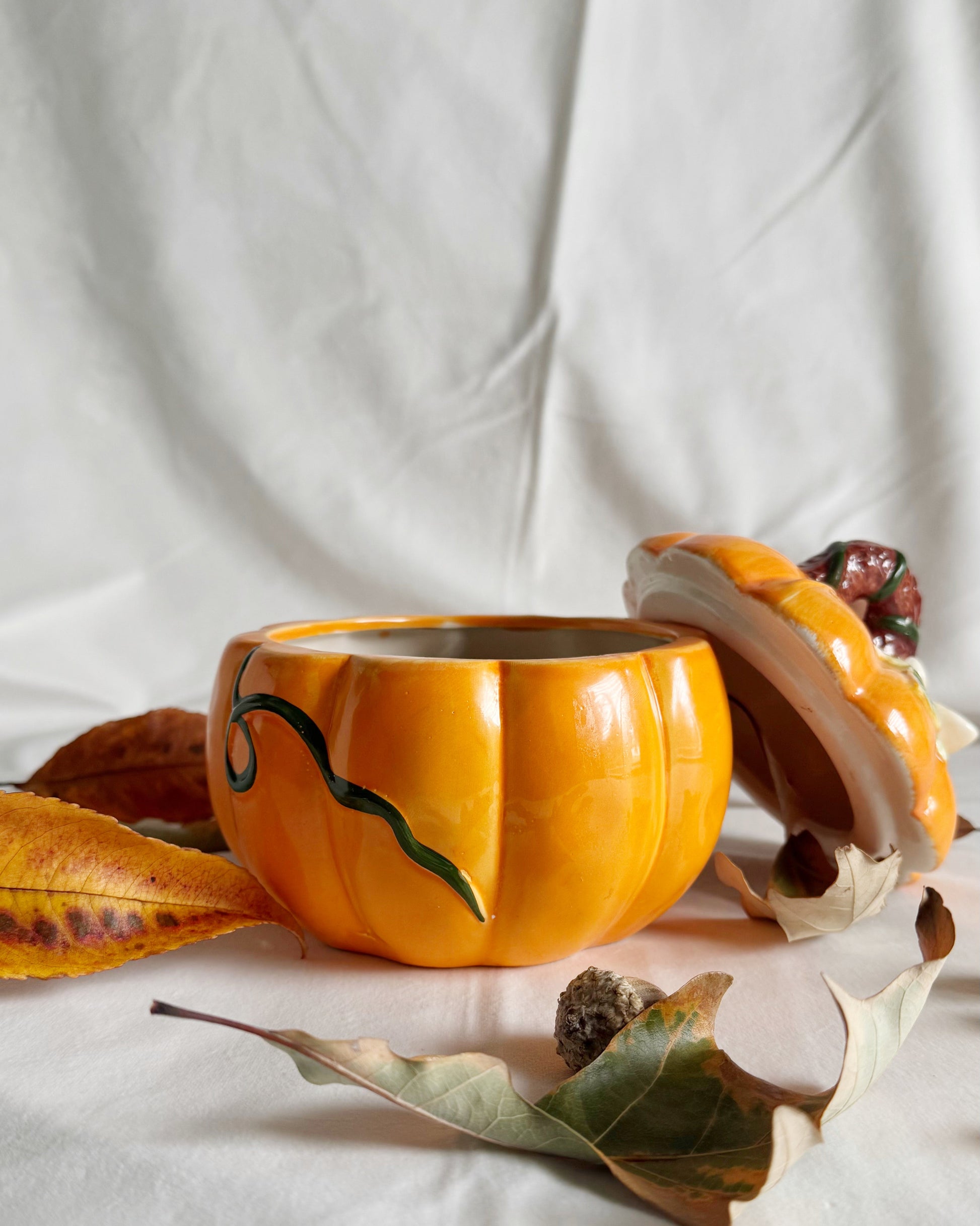 pumpkin candle decorative candle Autumn themed candle Fall candle