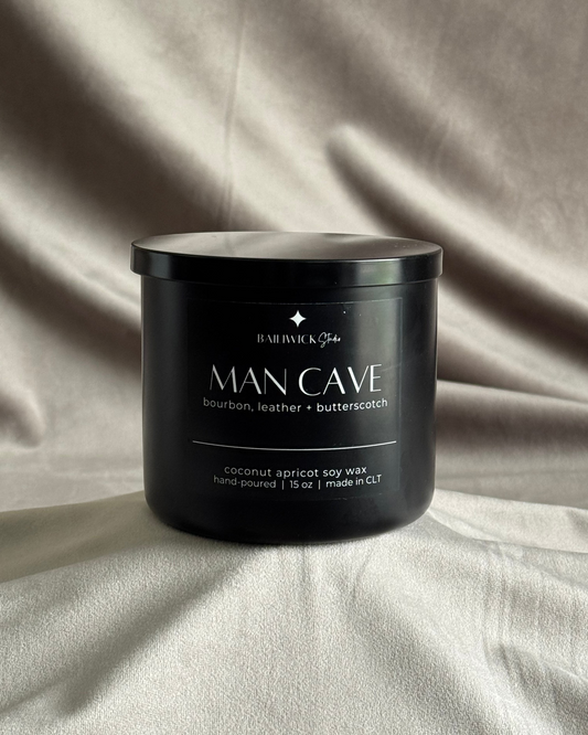bourbon leather butterscotch candle coconut wax men's candle manly candle