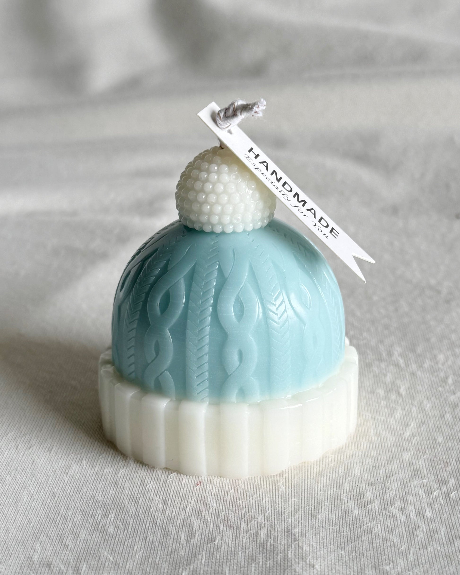 christmas hat knitted cap candle 