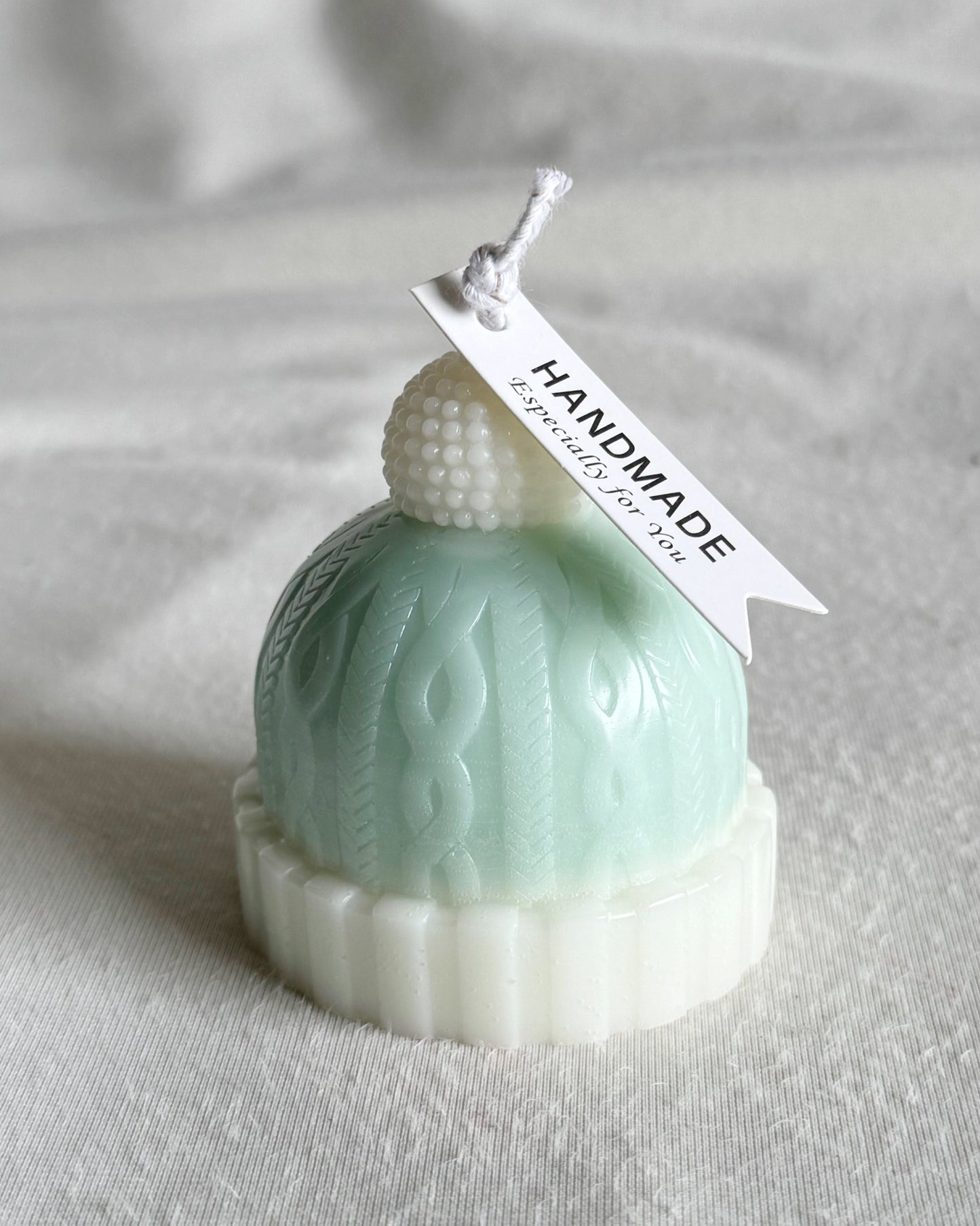 christmas hat knitted cap candle 