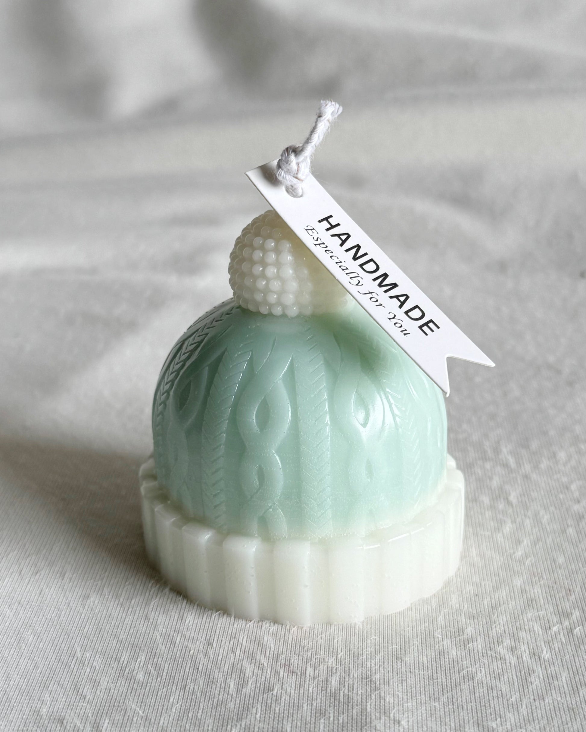 christmas hat knitted cap candle 