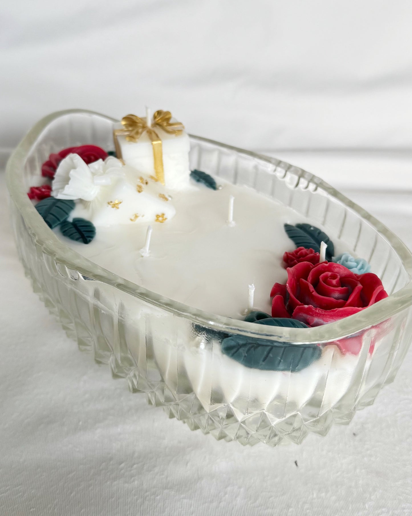 peppermint mocha christmas candle decorative candle