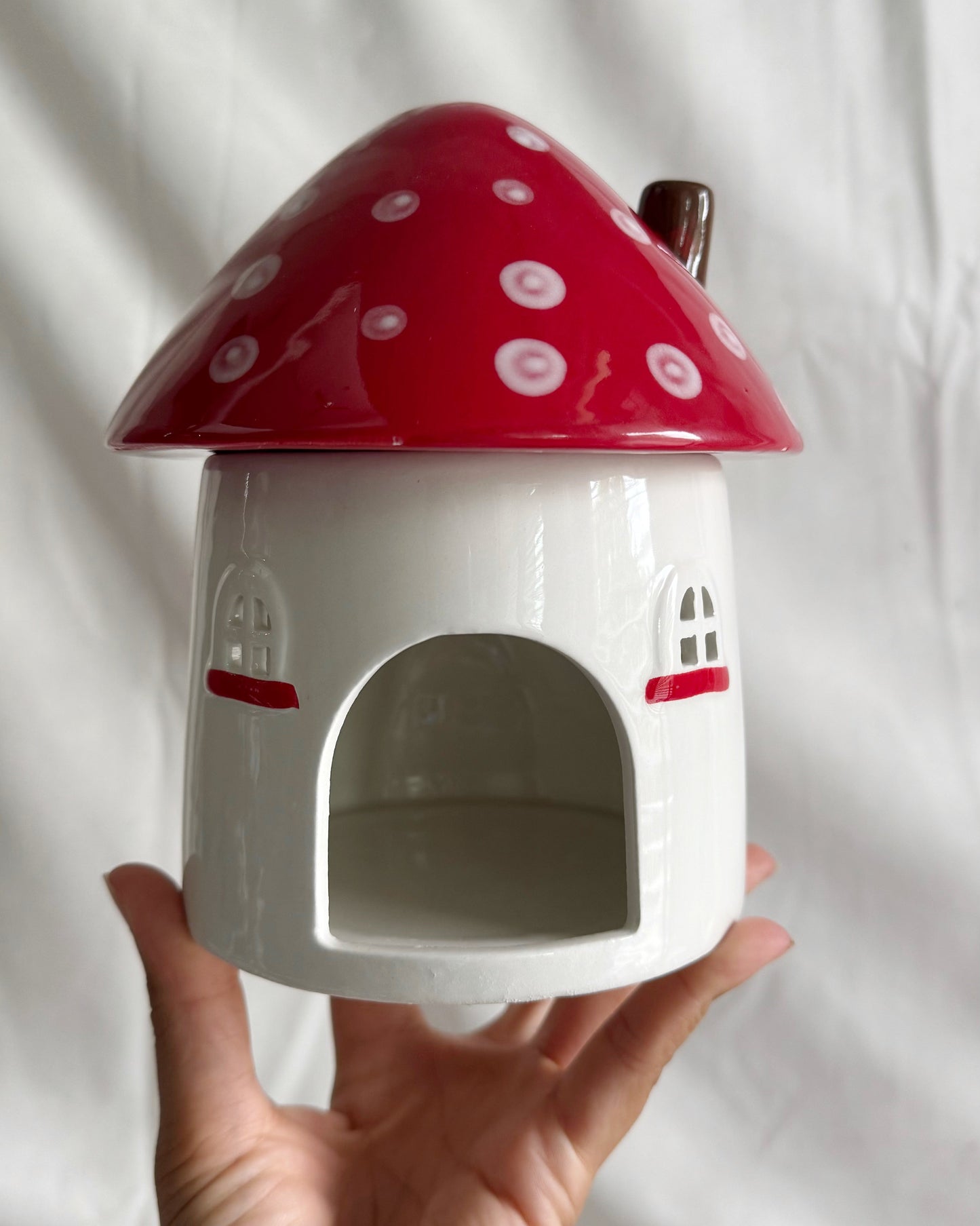 gnome autumn mushroom house wax warmer gnome wax warmer