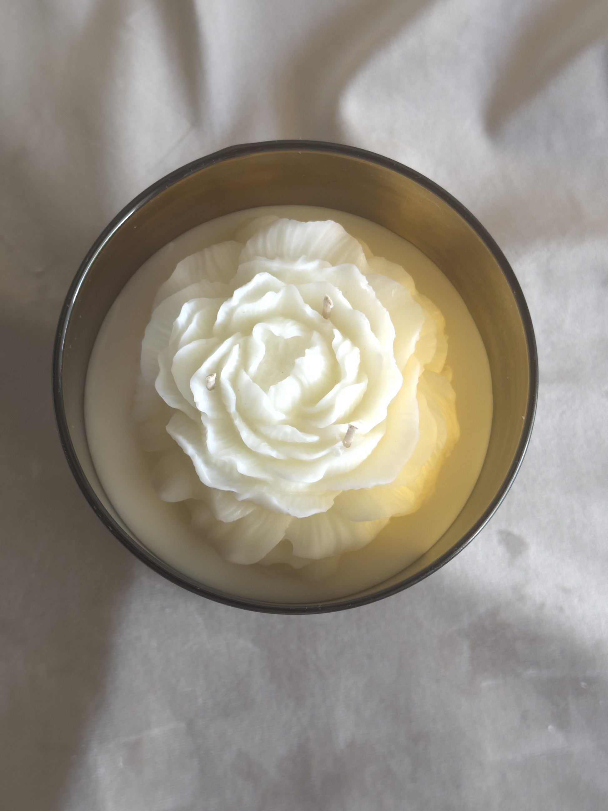 tangerine peach sandalwood candle golden hour