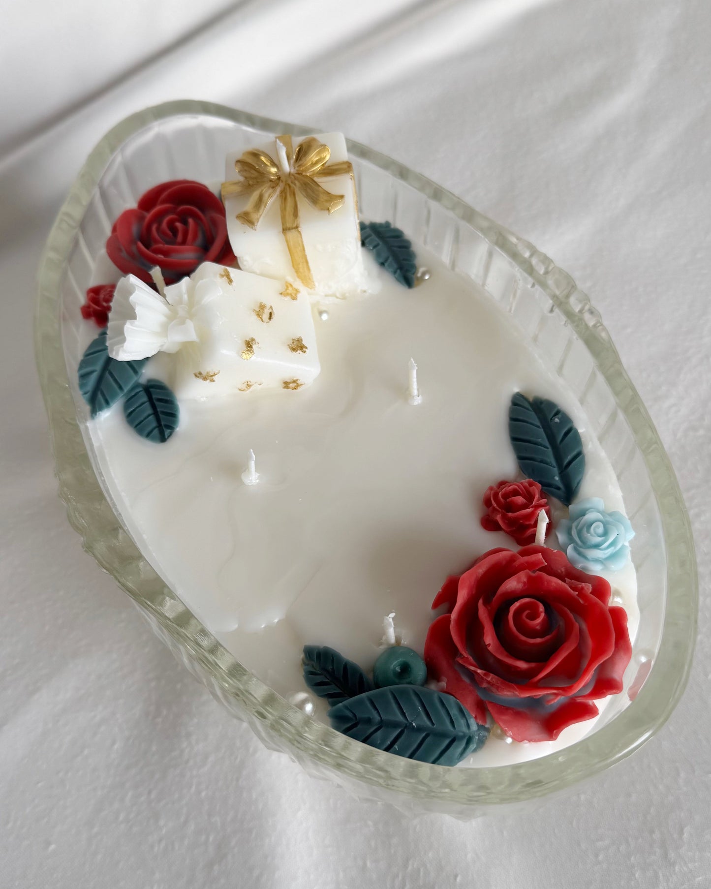 peppermint mocha christmas candle decorative candle