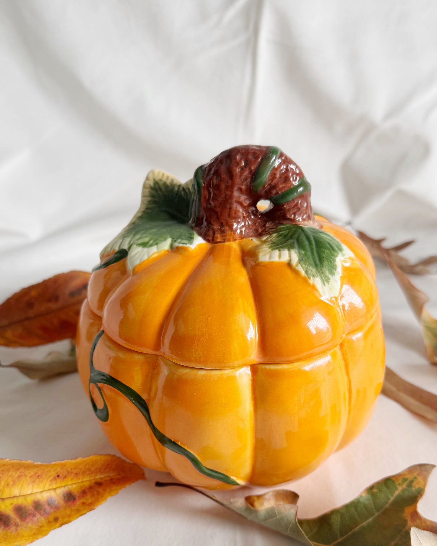 pumpkin candle decorative candle Autumn themed candle Fall candle